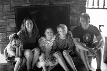 Fireplace Family photo